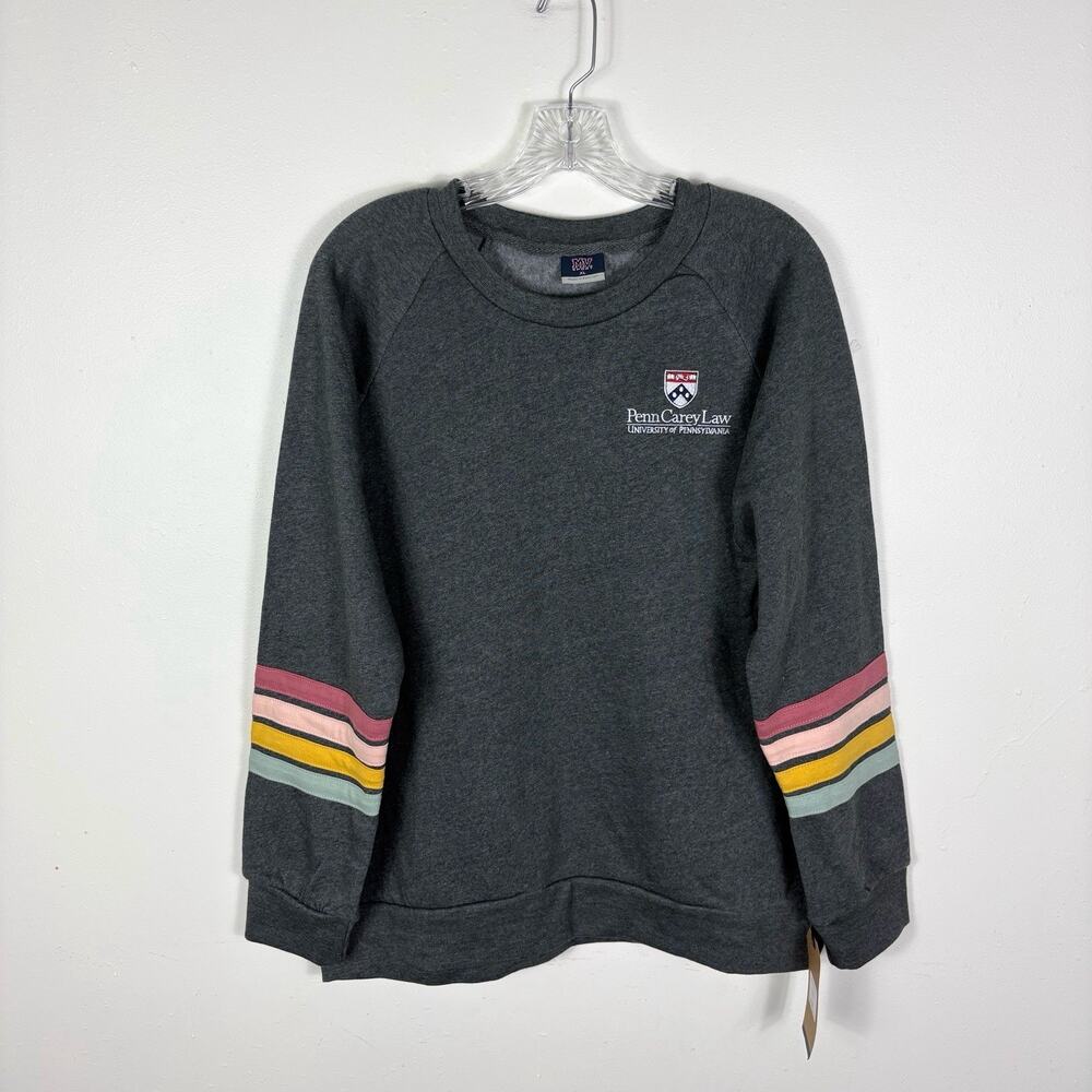 Penn Carey Law Sweatshirt Women’s XL Gray University Of Pennsylvania MV Sport